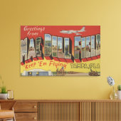 Toile Tampa, Floride - Salutations De Mac Dill Field (Insitu(Salon))