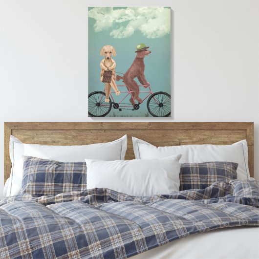 Toile Tandem de caniche (Insitu(Chambre))