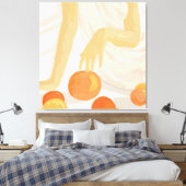 Toile Tangerine Grace (Insitu(Chambre))