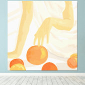 Toile Tangerine Grace (Insitu (Plancher de Bois))