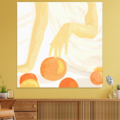 Toile Tangerine Grace (Insitu(Salon))