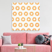 Toile Tangerine Sunburst moderne (Insitu(Salon))