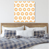 Toile Tangerine Sunburst moderne (Insitu(Chambre))