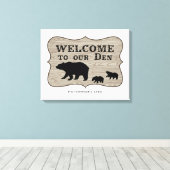 Toile Tanière d'ours rustique (Insitu (Plancher de Bois))