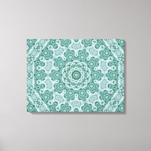 Toile Tantalisation en turquoise (Recto)