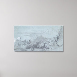 Toile Taormina, des "vues de la Sicile" (craie et