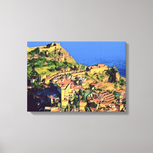 Toile TAORMINE - Sicile - (Recto)