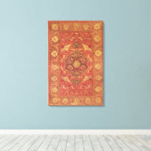 Toile Tapis décoré de scènes de combats d'animaux (Insitu (Plancher de Bois))