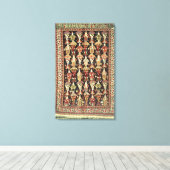 Toile Tapis persan, 19ème-20ème siècle (Insitu (Plancher de Bois))