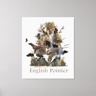 Toile Tapisserie de pointeur anglais