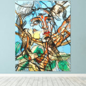 Toile Tarin, points d'infini par Francis Picabia (Insitu (Plancher de Bois))