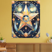 Toile tarot - la star (Insitu(Salon))
