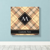 Toile Tartan beige et Brown (Insitu (Plancher de Bois))