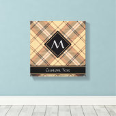 Toile Tartan beige et marron (Insitu (Plancher de Bois))