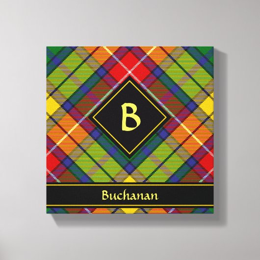 Toile Tartan du clan Buchanan (Recto)