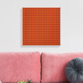 Toile Tartan Orange Enveloppée (Insitu(Salon))