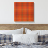 Toile Tartan Orange Enveloppée (Insitu(Chambre))