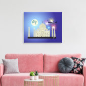 Toile Tasch Mahal Inde Pression sur l'écran 4 (Insitu(Salon))