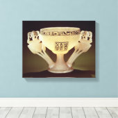 Toile Tasse à boire sous forme d'une demi-ouverture (Insitu (Plancher de Bois))