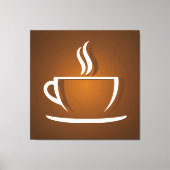 Toile Tasse de café brun (Recto)