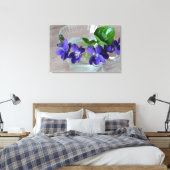 Toile tasse de violettes (Insitu(Chambre))