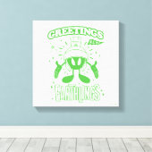 Toile Tasty Retro MARVIN LE MARTIAN™ (Insitu (Plancher de Bois))