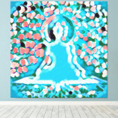 Toile Tat Tvam Asi | Blue Aura, Bouddha (Insitu (Plancher de Bois))