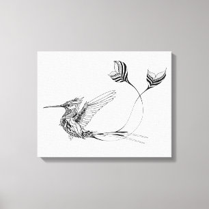 Toile Tatouage 6 d'oiseau de Psychedlic