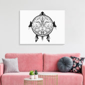 Toile Tatouage de Tribal Turtle Shield (Insitu(Salon))