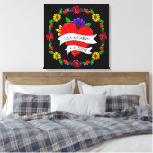 Toile Tatouage Graffiti Art Style Mariage mariée et cham (Insitu(Chambre))