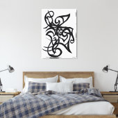 Toile tatouage tribal #1 (Insitu(Chambre))