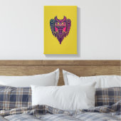 Toile tatouage tribal de chouettes (Insitu(Chambre))