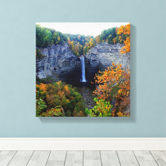 Toile Taughannock Falls Ulysses, NY (Insitu (Plancher de Bois))