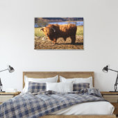 Toile Taureau Highland Cattle, Écosse (Insitu(Chambre))