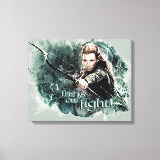 Toile TAURIEL™ - Voici notre combat (Recto)