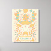 Toile Taurus Celestial Zodiac Pastel Dreams Mur Arts (Recto)