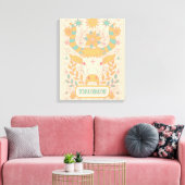 Toile Taurus Celestial Zodiac Pastel Dreams Mur Arts (Insitu(Salon))