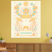 Toile Taurus Celestial Zodiac Pastel Dreams Mur Arts (Insitu(Salon))