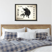 Toile Taurus puissant le Zodiaque Bull (Insitu(Chambre))