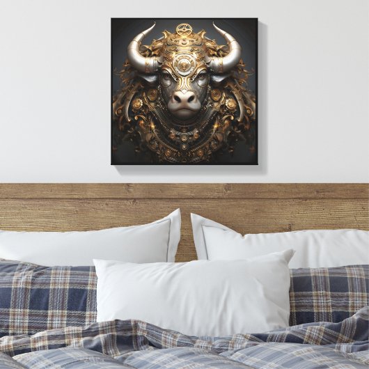 Toile Taurus Zodiac Art Canvas (Insitu(Chambre))