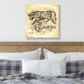 Toile Taurus zodiaque vintage (Insitu(Chambre))