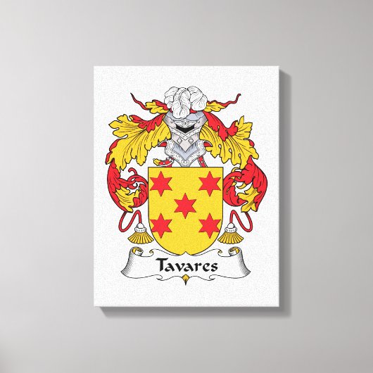 Toile Tavares Family Crest (Recto)