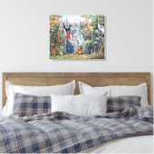 TOILE TAXE FOLK RUSSE BABA YAGA (Insitu(Chambre))