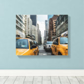 Toile Taxi Jaune de New York (Insitu (Plancher de Bois))