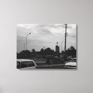 Toile Taxis de Baghdad street