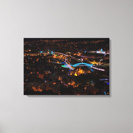 Toile Tbilissi la nuit (Recto)
