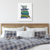 Toile Teacup et livres (Insitu(Chambre))
