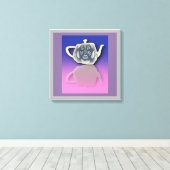 Toile Teapot reflété (Insitu (Plancher de Bois))