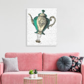 Toile Teapot volant 1 Vert et Jaune (Insitu(Salon))