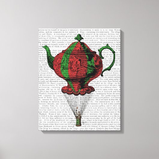Toile Teapot volant 2 rouge et vert 3 (Recto)